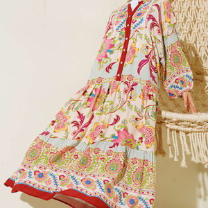 Nouvelle saison femmes été vêtements islamiques robe Abaya caftan tunique dubaï musulman islamique mode turc fait robes islamiques - Product Image 1