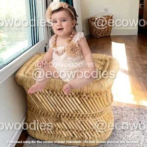 Élégance naturelle pour des moments mémorables Accessoires de photoshoot nouveau-né en osier disponibles auprès de l'exportateur indien - Product Image 4