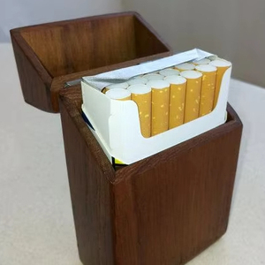 Caja de cigarros personalizada, Humidor de lujo de madera, caja de cigarros, caja de almacenamiento, organizador, caja de embalaje de madera para cigarros - Product Image 1