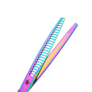 Ciseaux de toilettage pour animaux de compagnie ANAAIF professionnels, 8,0 pouces, en acier inoxydable réutilisable, réglables, sûrs, plusieurs couleurs, pour le toilettage des chiens et des chats - Product Image 4