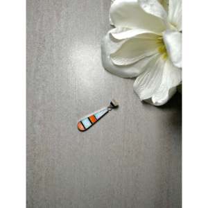 Colgante Harold Smith con múltiples dijes, engaste de bisel en oro rosa, ópalo, plata de ley chapada en rodio, incrustación con patrón numérico en bisel - Product Image 4
