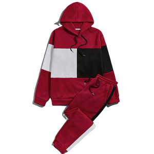 Sudadera y pantalones de chándal de alta calidad, chándal de alta calidad, pantalones de chándal acampanados de peso pesado y conjuntos de Sudadera con capucha - Product Image 5