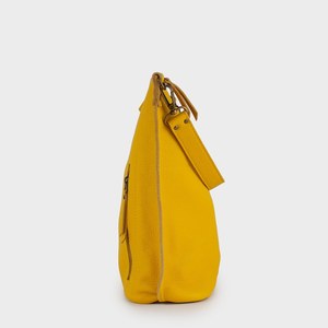 Fashionable Top Handbag Soft Vegan Leather <b>Shoulder</b> Hobo Crossbody <b>Bag</b> Two <b>Straps</b> Purses Casual Dumpling LHB-0228 - Product Image 2