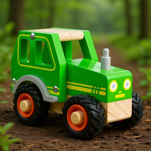 Tractor de juguete pequeño FSC 100% de otros materiales, producto de vehículos de juguete - Product Image 3