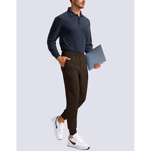 Lightweight <b>Trouser</b> Men's Casual <b>Golf</b> Pants Breathable 100% Cotton Canvas Mid Waist Loose Fit Drawstring <b>Trouser</b> - Product Image 6