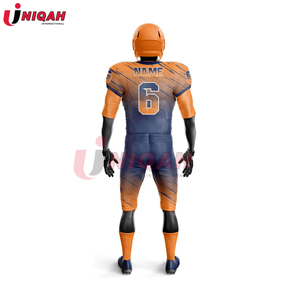 เสื้อฟุตบอลอเมริกันคุณภาพสูงสำหรับผู้ชายและผู้หญิง ดีไซน์ล่าสุด ระบายอากาศได้ดี ผลิตจากโพลีเอสเตอร์/ผ้าฝ้าย ชุดเซ็ต ปรับแต่งชื่อทีมได้ - Product Image 2