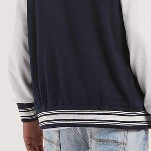 Best Supplier Men's Stand Collar Embroidered Varsity Jacket for Winter High Demand Bulk Quantity with Front Logo Position - Product Image 6