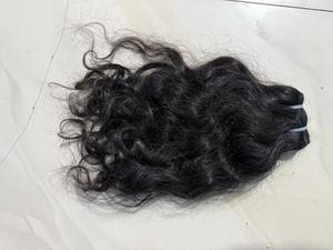 Vente en gros Extensions de cheveux humains Temple indien vague de corps noir naturel Faisceaux de cheveux vierges bruts non traités Texture soyeuse douce - Product Image 4