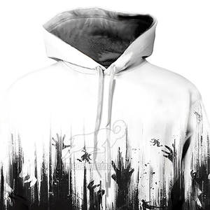 Sweats à capuche légers imprimés sur toute la surface, sweats à capuche imprimés intégralement à la mode pour tous les jours - Product Image 5