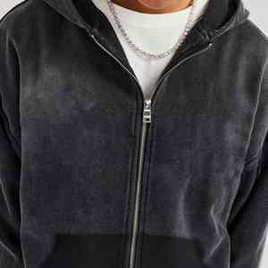 Survêtement en coton de haute qualité pour hommes, lavage à l'acide, personnalisable, couleurs, taille et logo personnalisés, OEM ODM, survêtement en coton lavé à l'acide pour hommes - Product Image 6