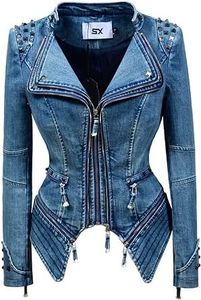 Chaqueta Larga de Mezclilla para Mujer, Estilo Chic, Holgada, Versátil, Larga hasta la Rodilla, Moderna, Esencial para Combinar, Estilo Vintage Urbano - Product Image 5