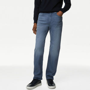 Venta al por mayor 2025 Nueva moda personalizada Diseño personalizado Slim Jeans para hombres High Men Jeans Pantalones de mezclilla en el precio bajo y de alta calidad - Product Image 3