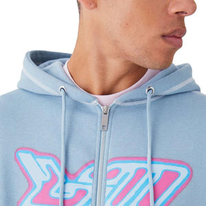 Vente en gros de survêtements de marque personnalisés de haute qualité pour hommes survêtement à capuche imprimé graphique sur la poitrine - Product Image 6