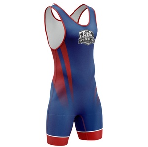 ชุดซับลิเมชั่นสำหรับนักมวยปล้ำแบบพรีเมียม ดีไซน์ใหม่ ชุดกีฬาพิมพ์ลายซับลิเมชั่น สำหรับผู้ใหญ่ ชุดซับลิเมชั่นสำหรับฝึกซ้อมมวยปล้ำ - Product Image 1