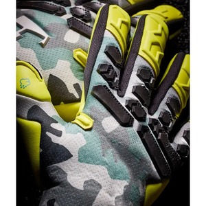 Gants de gardien de but de football avec attache de sangle Rip-Tab et protection supplémentaire des doigts pour la pratique et l'entraînement - Product Image 4