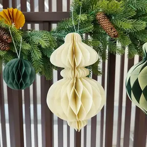 Honeycomb <b>Paper</b> <b>Lantern</b> christmas decorations wholesale - Product Image 4