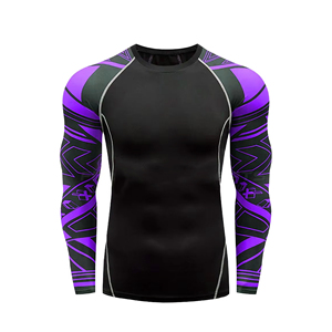 Nouveau Design pour femmes taille adulte coupe ajustée vêtements de Compression chemises de protection contre les éruptions cutanées vêtements personnalisés respirants confortables - Product Image 1
