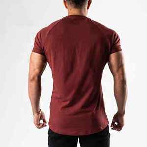 เสื้อยืดออกกำลังกายระบายอากาศสำหรับผู้ชายเสื้อรัดรูปแฟชั่นพิมพ์ลายเป็นมิตรกับสิ่งแวดล้อม - Product Image 6