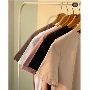 Camisetas de algodón de bambú unisex, venta al por mayor, camiseta de hombro caído con logotipo personalizado y etiqueta privada para hombres - Product Image 3