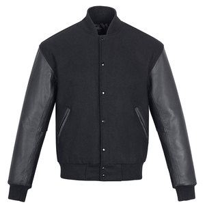 Best Selling Men's College <b>Leather</b> <b>Jackets</b> with Embroidered Woolen High Street Custom Baseball Letterman Varsity <b>Jacket</b> Sleeves - Product Image 1