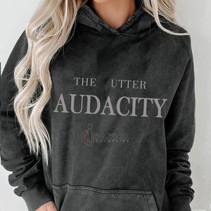 Sweat-shirt à capuche unisexe surdimensionné vintage streetwear en coton 100% avec poches, vente en gros d'usine, personnalisable, imprimé numériquement - Product Image 5