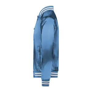 Chaqueta universitaria de satén para invierno, chaqueta de béisbol, bomber OEM, parche con logotipo personalizado, ropa de abrigo unisex bordada - Product Image 3
