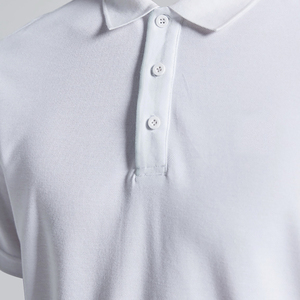 Camiseta de Golf transpirable de 100% algodón para hombre, logotipo personalizado, manga corta de secado rápido de alta calidad, Color personalizado, sólido a la moda - Product Image 5