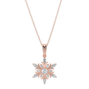 Colgante Frost Flake Diamond-Collares elegantes con diamantes de primera calidad - Product Image 3