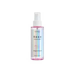 Brume faciale à la rose de la marque cosmétique coréenne n°1 SOQU, extrait de rose, cosmétique K-beauty, améliore l'éclat de la peau - Product Image 1