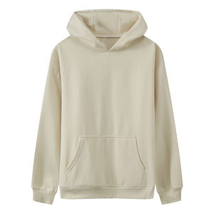 Transpirable 480 Gsm Alta calidad Hombres Algodón Grueso Peso pesado French Terry Pullover Sudaderas con capucha Drop Shoulder Fleece HOODIE - Product Image 4