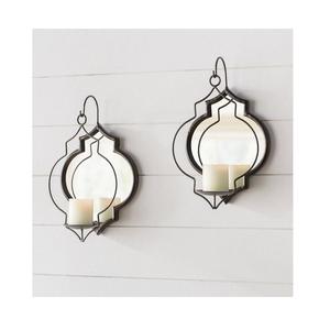 Porte-bougie mural de qualité supérieure en fer noir, taille et forme personnalisées, par Home Arts - Product Image 6