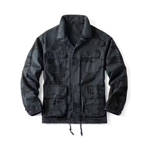 Chaqueta Utilitaria de Lona Ecológica Unisex para Invierno, con 4 Bolsillos Delanteros, Resistente al Viento, Transpirable y Personalizable, Estilo Urbano - Product Image 1