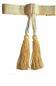 Ceremonial Uniform Purple Waist Sash <b>Belt</b> Top Selling Custom Made Uniform Waist Sash <b>Belt</b> - Product Image 5