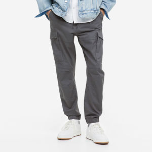 กางเกงคาร์โก้แบบมีซิปสำหรับผู้ชายกางเกงไนลอนแบบกระดุมติดกางเกงมีซิปปรับขนาดได้และโลโก้ได้ตามต้องการ - Product Image 6