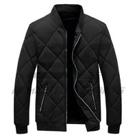 Blouson bomber matelassé pour homme, nouveau style |   Veste en toile d'hiver de haute qualité |   Tailles et logos personnalisés, respirant et coupe-vent