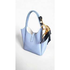 Bolso de hombro suave de cuero genuino para mujer - Art. 26018-Hecho en Italia" - Product Image 2