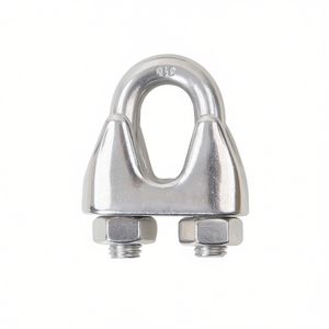 Clips para Cables de Acero Inoxidable AISI 316, Abrazaderas de Primera Calidad - Product Image 2