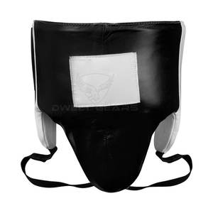 Garde d'aine de boxe en cuir professionnel pour l'entraînement aux arts martiaux-Protecteur confortable réglable - Product Image 6