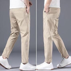 Pantalon droit décontracté pour hommes, pantalon Slim d'affaires à la mode, pantalon Long de printemps pour hommes - Product Image 3