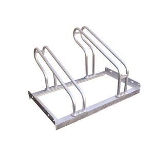 Supporto per biciclette, profondità 550 mm, con supporti in tubo rotondo - Product Image 1
