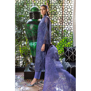 2025 nueva llegada elegante ligero bordado mujeres 3 piezas Salwar Kameez vestido de fiesta Formal OEM ODM servicios islámicos - Product Image 5