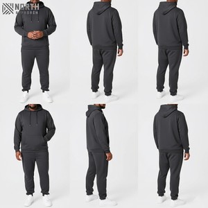 Conjunto de chándal y sudadera para hombre de calidad superior 2025, chándal con capucha, ropa de calle, chándal Unisex, chándal de algodón - Product Image 3