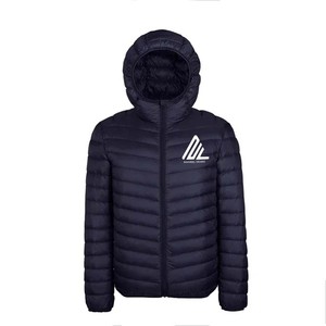 2025 cuello alto de alta calidad Puffy Spring Unisex longitud Regular Puffer Outwear con logotipo frontal Zip Low MOQ al por mayor - Product Image 1