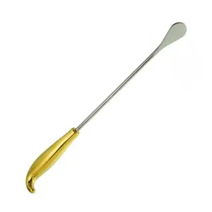 Hot Selling Ce Certified Spatulated Breast Dissector With Gold Handle 33 cm And 42 cm Stainless steel Medical device