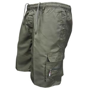 Shorts Cargo Homme Tendance 2026 Nouvelle Collection Été Taille Mi-Haute en Toile Longueur Genou Multi-Poches Coupe Ample Personnalisable - Product Image 3