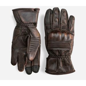 Guantes de Carreras Personalizados OEM, Guantes de Motociclista Resistentes, Cuero Puro, Transpirables, Compatibles con Pantalla Táctil, Cierre de Velcro - Product Image 4