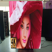 Affichage LED pour centre commercial, conforme aux normes CE RHOS UL, grand écran publicitaire LED portable pliable en trois parties, P 1.86 P 2.0 P 2.5