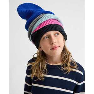 Kids Slouchy Beanie <b>Pompom</b> Winter Warm <b>Hat</b> Custom Print Soft Breathable Dot Fruit Camouflage Bows Ribbed for Autumn Winter - Product Image 1