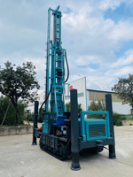 Foreuse de puits portable sur chenilles Fy350, 350 m de profondeur, diesel, hydraulique, avec pompe et tarière, à vendre au prix d'usine