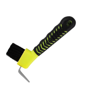 Pic à sabot de cheval compact avec poignée en forme de brosse Équipement de toilettage équestre réutilisable Conception de tête de cheval - Product Image 3